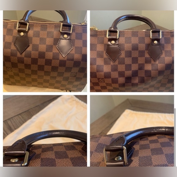 Louis Vuitton Speedy 25 Bandouliere Damier Ebene - Picture 4 of 9